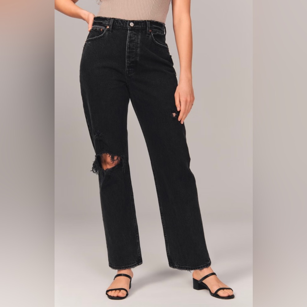 Abercrombie High Rise 90s Dad Jeans